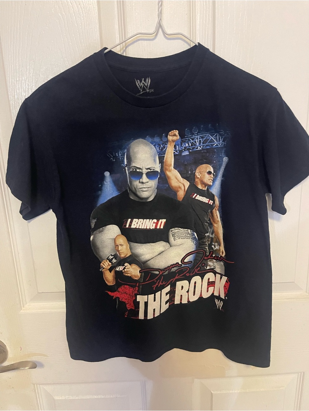 WWE The Rock 'I Bring It' Black Graphic Tee